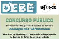 Concurso Público para Professor do Magistério Superior na área de Zoologia dos Vertebrados